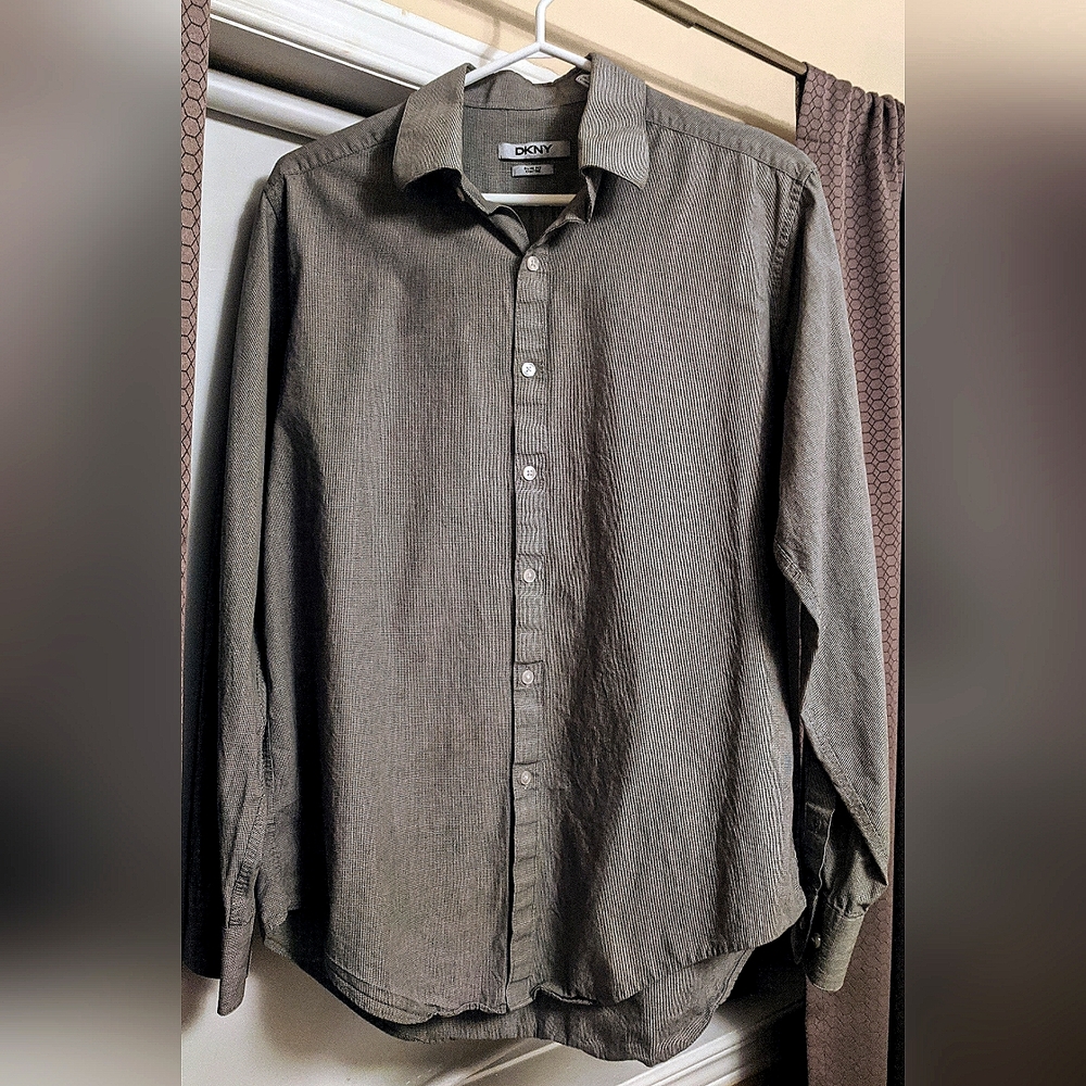 Men's DKNY Slim Shirt 16" Neck